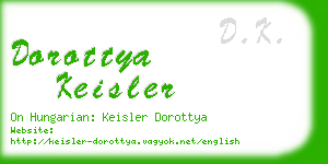 dorottya keisler business card